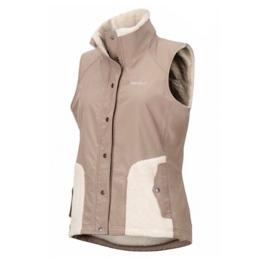 Marmot Performance Faux Sherpa Mia Vest Jacket Women's Medium